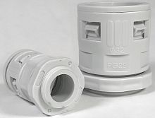 Муфта труба-коробка для гофрированных труб Промрукав ВМ-ГТ Д=20 IP40 серый картинка